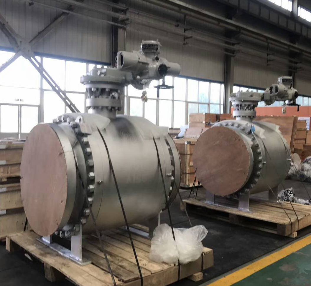 Gear operated Trunnion Mounted Ball Valve